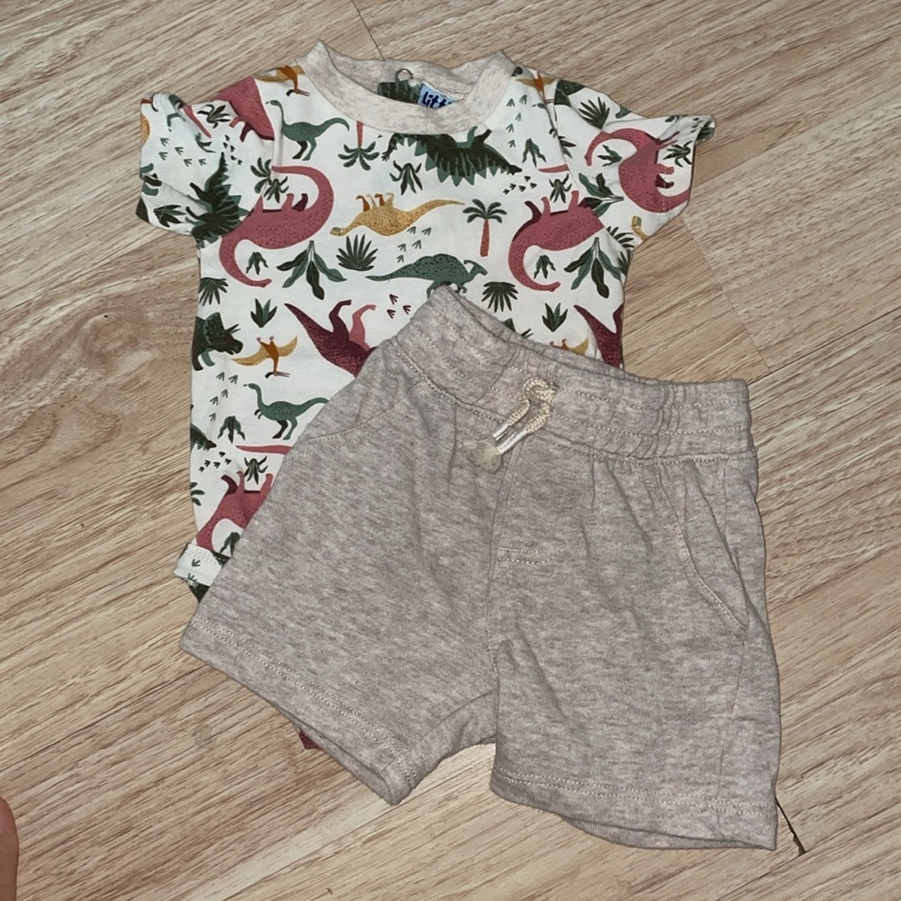 Little Lad Dinosaur Outfit for baby boy.